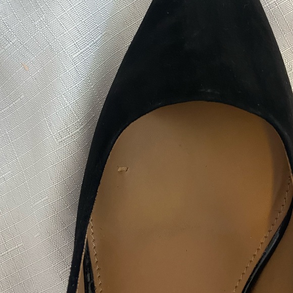 CALVIN KLEIN SUEDE HIGH HEELS SIZE 9 WORN ONCE - Picture 5 of 10